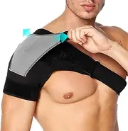 Brace for Shoulder | Firm Sports Shoulder | Shoulder Belt Protector Strap for Shoulder Stability Compression Support Soothing Shoulder for Athletes Workers White-collar
