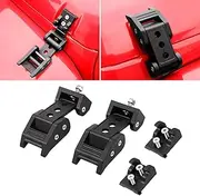 RT-TCZ for Jeep JK Hood Latches Locking JL Hood Catch Kit for Jeep Wrangler JK JL Gladiator JT Black Exterior Accessories 2pcs