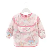 Teeny Baby Long Sleeve Apron Smock Bib - Magical Fairy