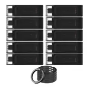 Kingston DataTraveler 70 64GB USB 3.2 Black Flash Drive 10 Pack Bundle