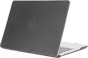 mCover Case ONLY Compatible with 2022+ 13.6” MacBook Air Laptop Computer (Model A2681 / A3113 / A3240, with M2 / M3 / M4 Chip, 13.6" Display, USB-C + MagSafe3 connectors) - Black