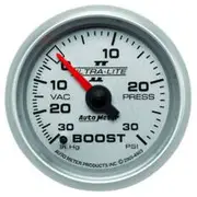 Autometer Ultra-Lite II Boost/Vacuum Gauge - 30 inHg/30 PSI, 2 1/16 Inch, AU4903