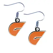GWS Giants AFL Team Logo Earrings Surgical Steel Hook Jewellery