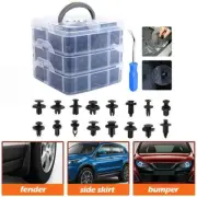 625+1PCS Plastic Clips Rivets Fender Fastener Bumper Push Pin Free Remover Tool (for: Peugeot)