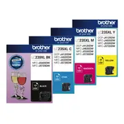 Brother LC235XL LC239XL 4 Colours Value Pack Ink Cartridge