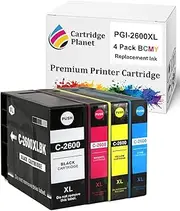 Cartridge Planet 4 Pack (1BK,1C,1M,1Y) Compatible Ink for Canon PGI-2600XL PGI2600XL for Canon IB4060 MB5060 MB5160 MB5360 MB5460