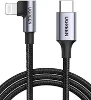 90 Degree MFi Certified Lightning Cable for iPhone and iPad - 3FT