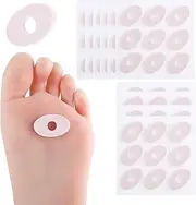 90Pcs Corn Cushions, Corn Removers for Feet, Oval Corn Pads Foam Callus Cushions Cocoon Eye Sticker, Corn Protectors, Self-Stick Adhesive Cushions, Relief Pain from Calluses Calluses, Women Men