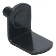 5mm Black "Bracket" Shelf Support Pegs - 25 Pack