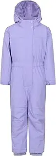 [Mountain Warehouse] Cloud Kids Snowsuit - Waterproof, Adjustable, One Piece Winter Jumpsuit with Taped Seams & Fleece Lining for Girls & Boys - for Rain, Ski, Winter