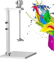 Automatic Lifting Paint Mixer, 5 Gallon Stainless Steel Pneumatic Bracket Paint Stirring Machine, Air Agitators Ink Coating Mixing Tool, 46-86cm Height Adjustable, for Putty,Home