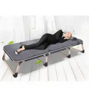 Portable Folding Single Bed Adjustable Head Rest Sleeping Mat Indoor Camping