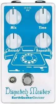 EarthQuaker Devices Dispatch Master V3 Delay and Reverb Pedal Standard