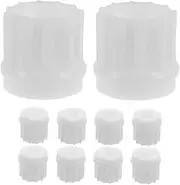 Gadpiparty 10pcs Plastic Meat Grinder Screw Replacement Parts 12 Tooth Meat Grinder Screw Gear for Meat Mincer Food Processor Sausage Stuffing