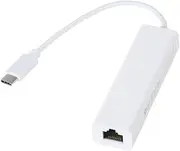 KOMBIUDA Type C Ethernet Hub with USB Ports for Note Reliable LAN Adapter for Fast Connectivity and Peripheral Expansion