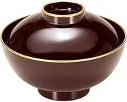 [TA] 4 inch Senjai Bowl Maroon Tenkin | Simmering Bowl [4.9 x 3.4 x 2.4 inches (12.5 x 8.7 x 6.1 cm) (260cc)]