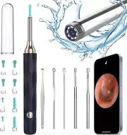 Ear Wax Removal, 1080P Ear Cleaner Camera, Ear Cleaning Kit Otoscope 6 LED Light