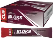 CLIF Shot Bloks Energy Chews Black Cherry (50Mg Caffeine) 18X60G