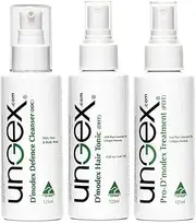 Ungex Demodex Treatment Premium Kit | Hair and Skin Health Solution for Itchy Scalp, Acne Rosacea | 3 in 1 | PKA1-i