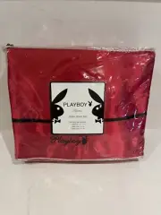 Playboy 2007 Red Satin Sheet Set- Cal King