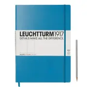 Leuchtturm917 A4 Slim Notebook Hard Cover Azure - Plain