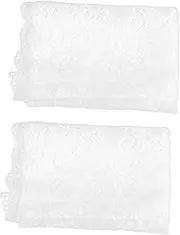 [FOMIYES] Elegant Floral Lace Sun Protection Arm Sleeves Elbow Guard for Women Long Lace Floral Gloves Uv Blocking Arm Guards