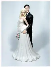 NEW My Dream Looks Like You Personalized Bride Groom 6" Wedding Cake topper