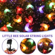 Solar Powered Bumble Bee Garden String Lights Decorative Garden 2024 F3Q6