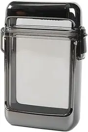 Generic Transparent Cigarette Case Waterproof Dry Box for Outdoor Travel (Black)