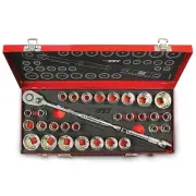 TTI 31 Piece AF/Metric 1/2" Socket Set SS12D31TTI