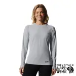 【MOUNTAIN HARDWEAR】MOUNTAIN STRETCH LONG SLEEVE CREW W 彈性快乾長袖排汗衣 女款 冰河 #1942561