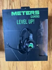 Meters Level-Up 7.1 Surround Sound Wired Gaming Headset (Carbon)