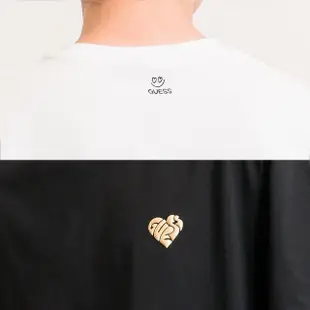 【GUESS】明星同款 Guess 立體愛心 短袖 短T 今年新款 韓國限定(韓國代購 燙印 立體Logo 愛心 現貨預購)