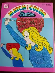 Vintage Whitman Barbie Match the Color Book Mattel 1980