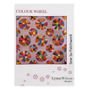 Colour Wheel Quilt Pattern by Lynne Wilson Designs Tracked Post Quilting Sewing