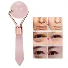 Rose Quartz Face Roller Massager Skin Tightening Lifting AntiWrinkle Facial EOM