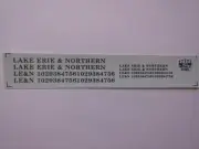The Herald King HO Decal "Lake Erie & Northern" ~ TS