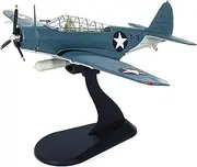 Simulation Alloy Aircraft Model 1:72 WWII US Navy TBD Devastator Bomber Plane Model
