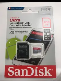 在飛比找Yahoo!奇摩拍賣優惠-Sandisk MicroSDXC 200GB，Switch