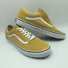 Vans Men/Women's Shoes "Old Skool "--- Ochre/True White