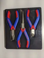 WORKPRO Mini Pliers Set, 3-Piece Small Pliers Tool Kit Includes 4” 5" 6"