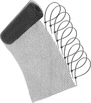 1Set Garden Protection Net Fencing Barrier for Decorative Landscape Edging Durable Mesh Fence with Zip Ties for Easy Installation