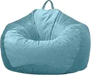 UYSOFRCV Sofa Sack Bean Bag Chair Cover Sofa Gaming Bag Lazy Lounger (No Filler) Lazy Sofa Bean Bag Cover for Adults Kids Lazy Lounger Tatami,Blue,100 * 120CM