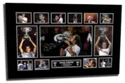 Roger Federer 2017 18 Australian Open Champion signed Photo LE Frame
