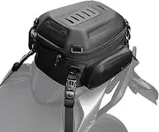 Rhinowalk Motorcycle Tail Bag Rear Seat Bag Hard Shell Waterproof 12-18L Expandable Motorbike Backpack Luggage Bag Storage Bag