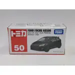 TOMICA NO.50 FORD FOCUS RS 消光黑 全新封膜未拆 福特