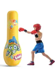 Punching Bag for Kids, 63 Inch Kids Punching Inflatable Kids Punching Bag for...