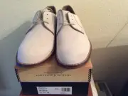 NWB Johnston & Murphy Decatur Ivory Suede - Size 11.5