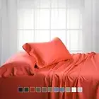 Luxury Bamboo Bed Sheet Set Hypoallergenic Cotton-Bamboo Blend Super Soft Sheets