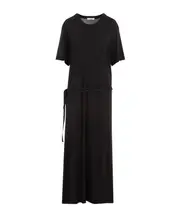 Lemaire Belted Dropped Shoulder Maxi Dress XXS,S,XS,L,M Black